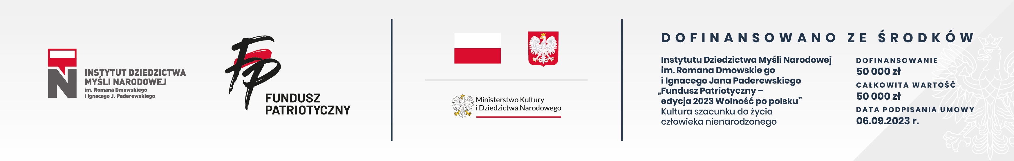 Fundusz Patriotyczny - edycja 2023 "Wolność po polsku"